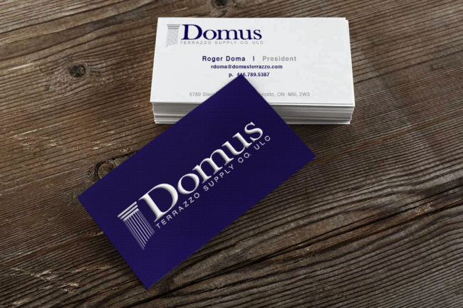 Domus Terrazzo Business Cards