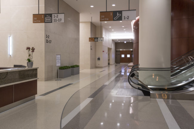 Northwestern Hospital Terrazzo Installation- Chicago IL